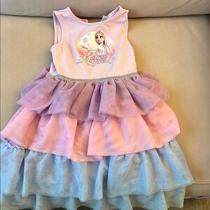 Frozen Kids Costume Dress - Pink and Blue